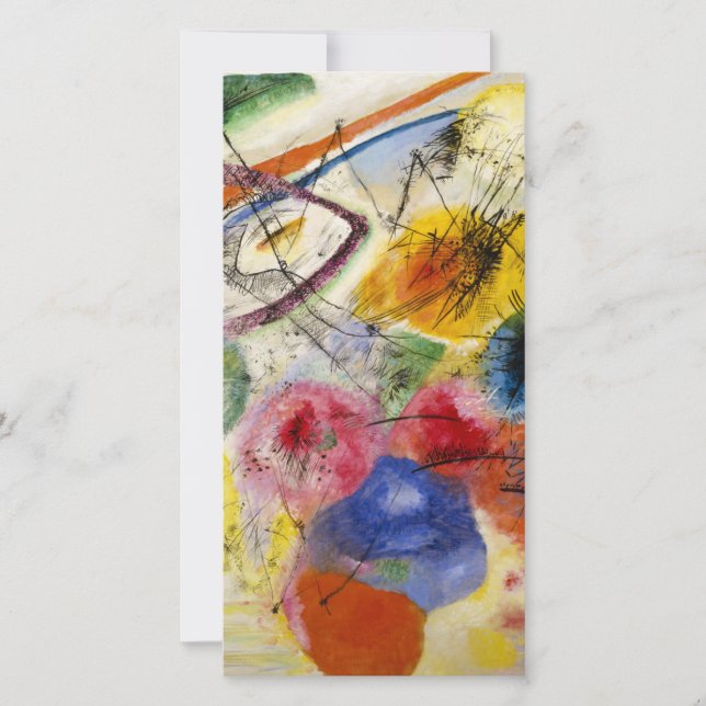 Wassily Kandinsky - Black Lines Holiday Card (Front)