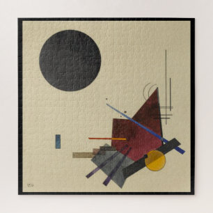 Wassily Kandinsky, Black Relationship, 1924 Jigsaw Puzzle