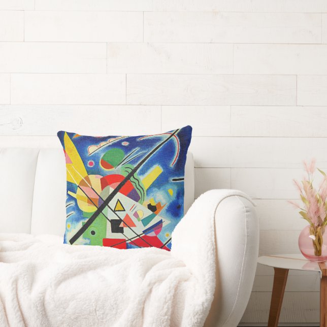 Wassily Kandinsky - Blue Painting, Throw Pillow (Couch)