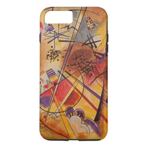 Wassily Kandinsky Brown Yellow Red Blue iPhone 8 Plus7 Plus Case