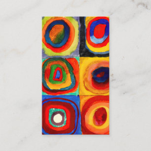 Wassily Kandinsky circles Business Card