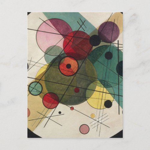 Wassily Kandinsky _ Circles In A Circle Postcard
