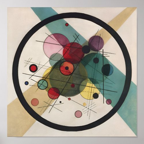 Wassily Kandinsky Circles In A Circle Poster