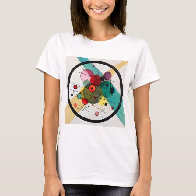Wassily Kandinsky Circles in a Circle T-Shirt (Front)