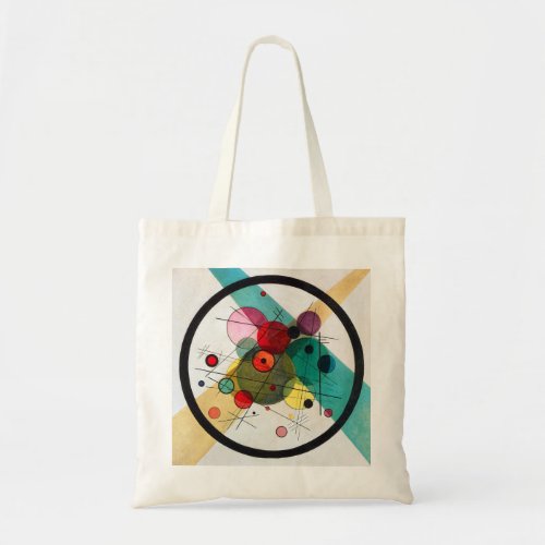 Wassily Kandinsky Circles in a Circle Tote Bag