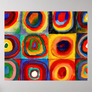 Wassily Kandinsky circles Poster