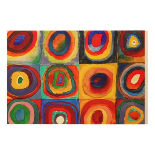 Wassily Kandinsky circles Wood Wall Art