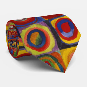 Wassily Kandinsky Color Study of Squares Circles Tie