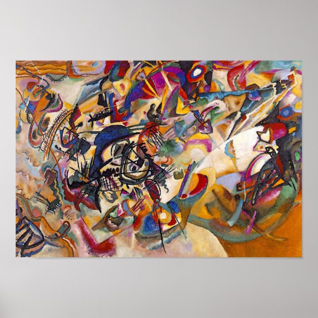 Wassily Kandinsky - Composition 7 Abstract Art Poster (Front)