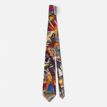 Wassily Kandinsky - Composition 7 Abstract Art Tie by ArtLoversCafe at Zazzle