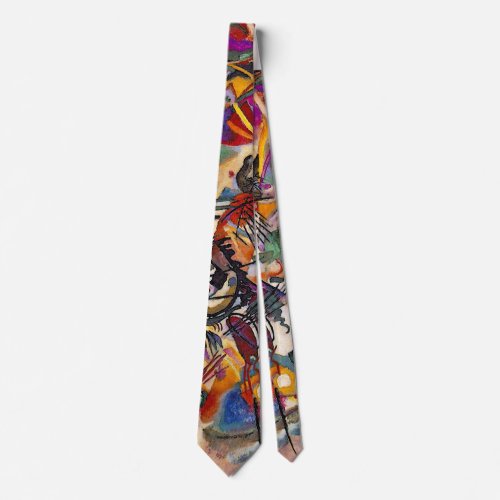 Wassily Kandinsky _ Composition 7 Abstract Art Tie
