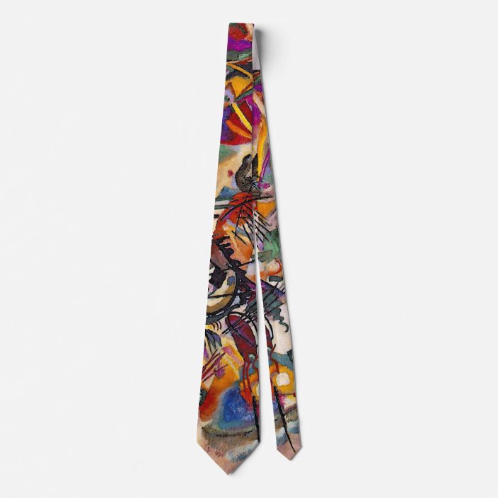 Wassily Kandinsky - Composition 7 Abstract Art Tie | Zazzle.com