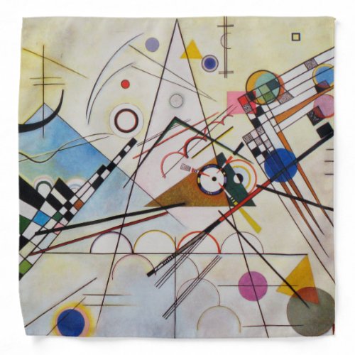 Wassily Kandinsky _ Composition 8 _ Functional Art Bandana