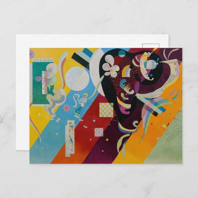 Wassily Kandinsky Composition 9 Abstract Painting Postcard (Front/Back)