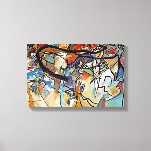 Wassily Kandinsky _ Composition Five Abstract Art Canvas Print