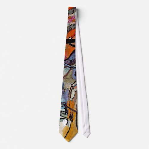 Wassily Kandinsky _ Composition Five Abstract Art Neck Tie
