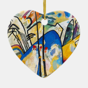 Wassily Kandinsky Composition Four - Abstract Art Ceramic Ornament