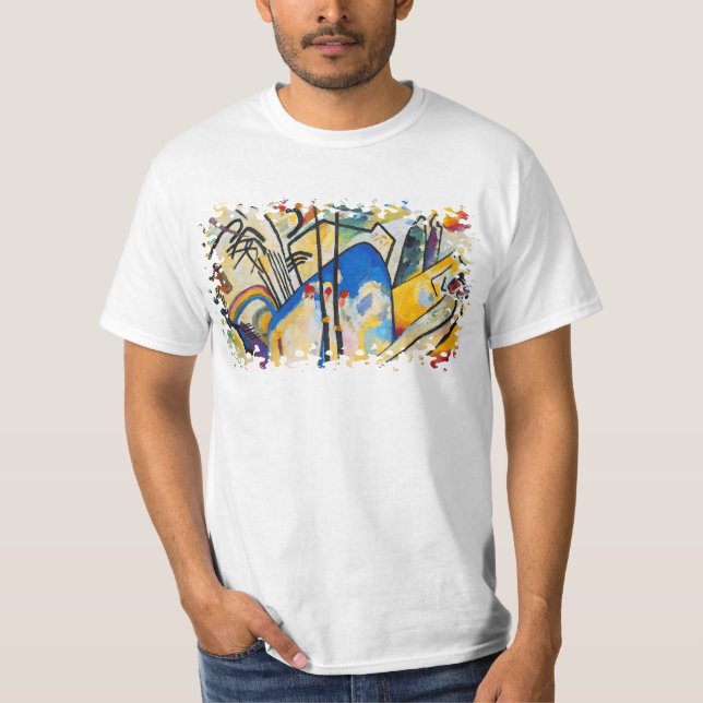 Wassily Kandinsky Composition Four - Abstract Art T-Shirt (Front)
