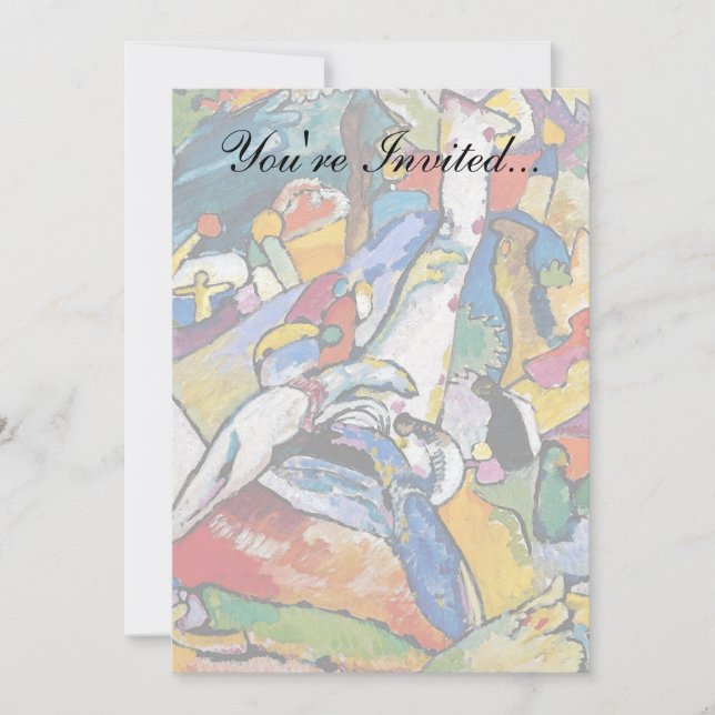 Wassily Kandinsky - Composition II Abstract Art Invitation (Front)