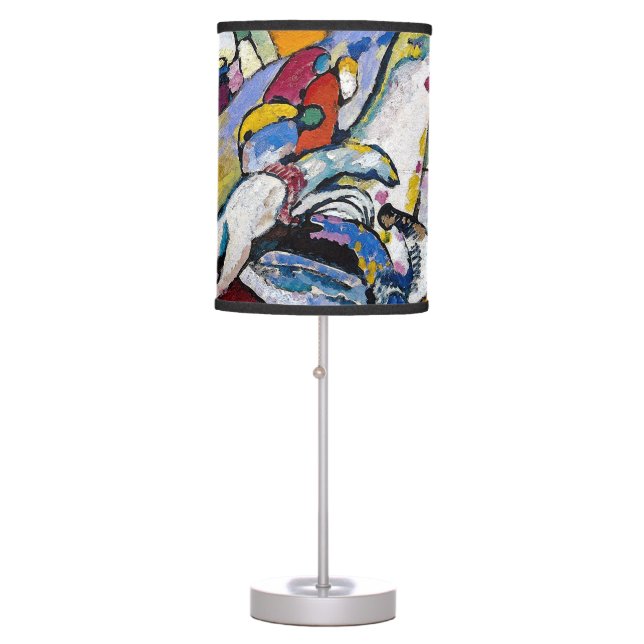 Wassily Kandinsky - Composition II Abstract Art Table Lamp (Front)