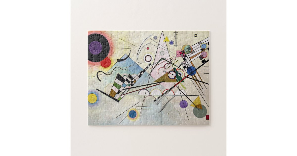 Wassily Kandinsky Composition Viii 1923 Jigsaw Puzzle Zazzle Com