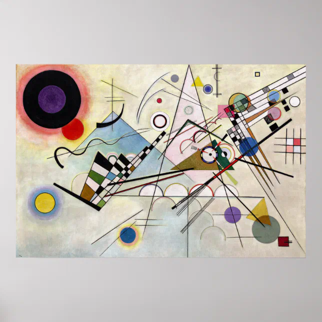 WASSILY KANDINSKY - Composition VIII 1923 Poster | Zazzle