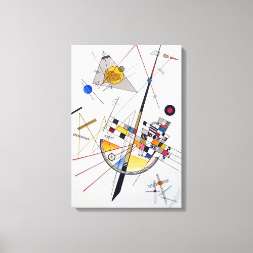 Wassily Kandinsky Delicate Tension Canvas Print