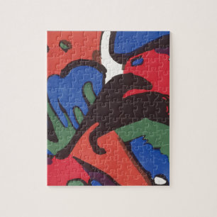 Wassily Kandinsky Franz Marc Blue Rider Painting Jigsaw Puzzle