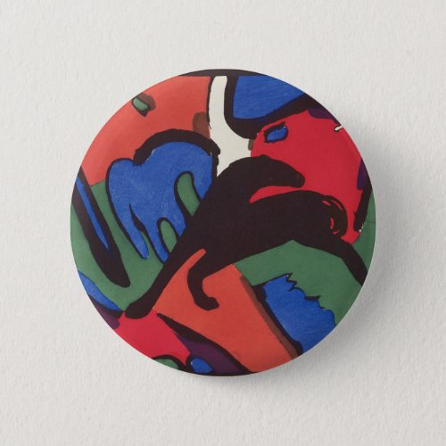 Wassily Kandinsky Franz Marc Blue Rider Painting Pinback Button