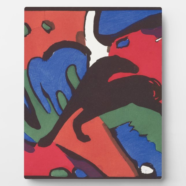 Wassily Kandinsky Franz Marc Blue Rider Painting Plaque (Front)