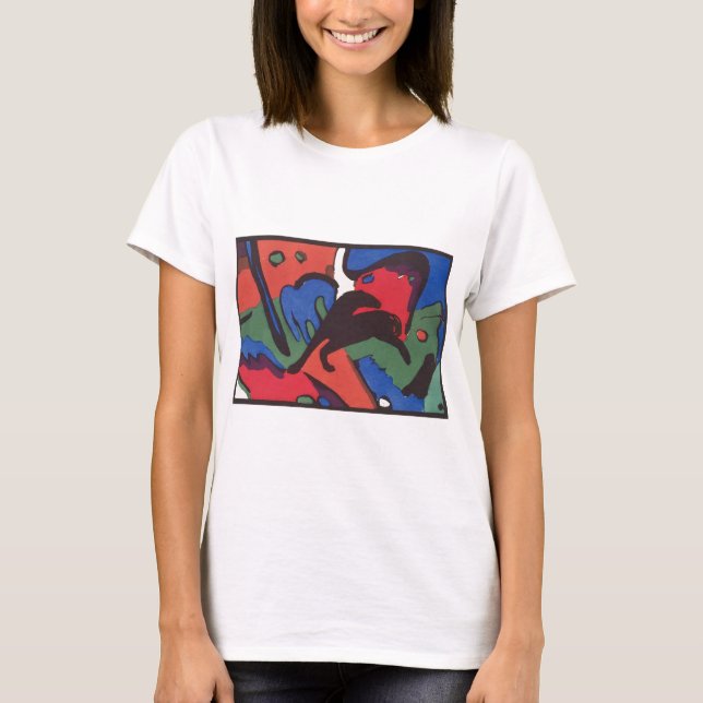Wassily Kandinsky Franz Marc Blue Rider Painting T-Shirt (Front)