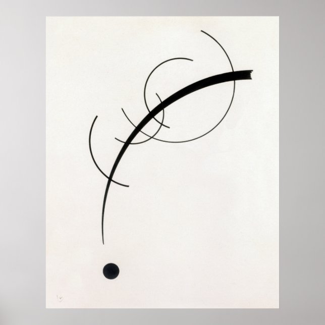 Wassily Kandinsky | Free Curve to the Point - 1925 Poster (Front)