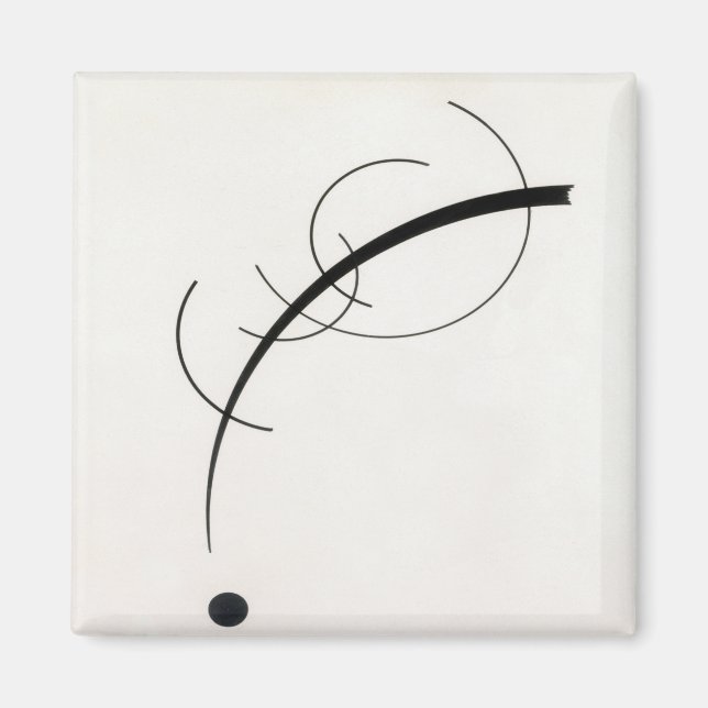 Wassily Kandinsky Free Curve to the Point Magnet (Front)