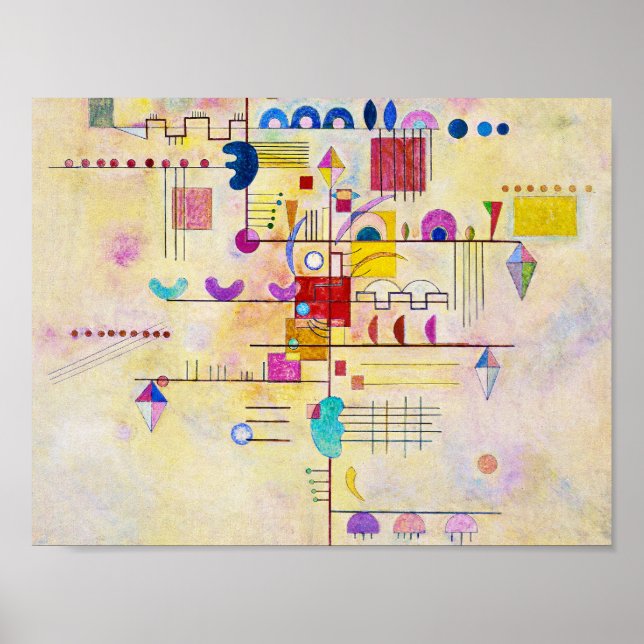 Wassily Kandinsky - Graceful Ascent Poster (Front)