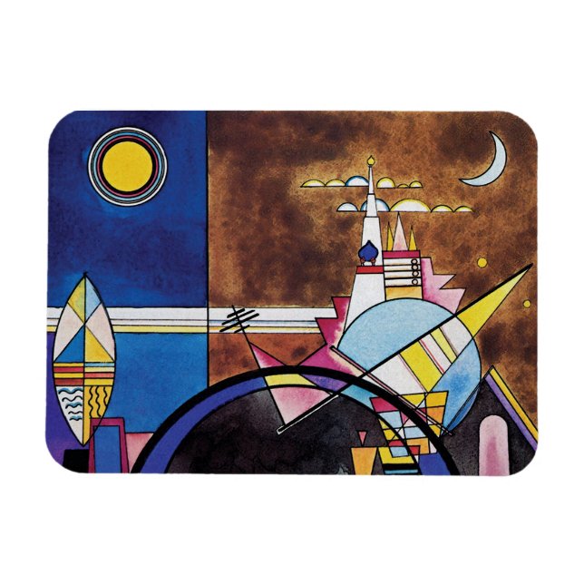 Wassily Kandinsky - Great Gate Of Kiev Abstract Magnet (Horizontal)