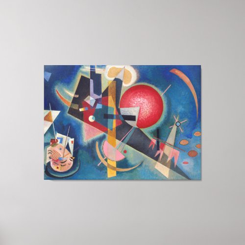 WASSILY KANDINSKY _ In blue Canvas Print