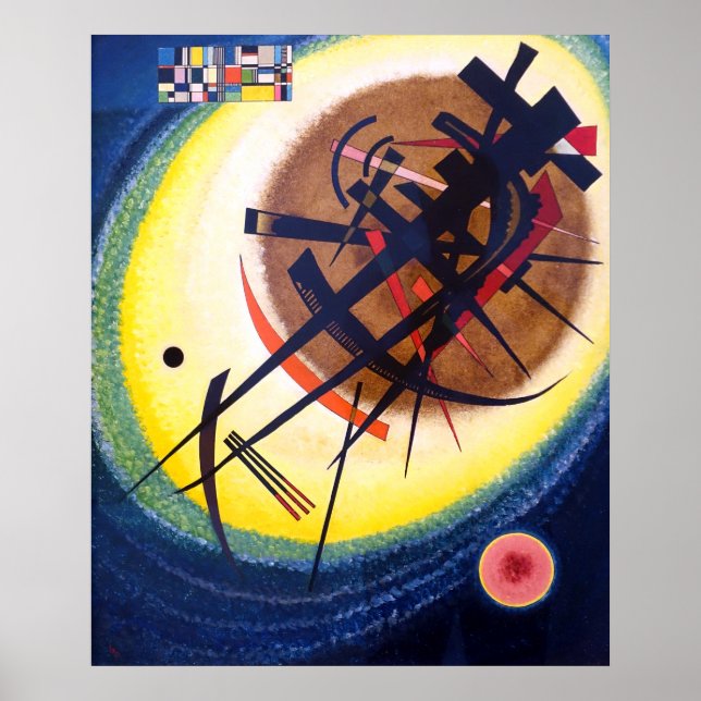 Wassily Kandinsky In the Bright Oval Poster (Front)