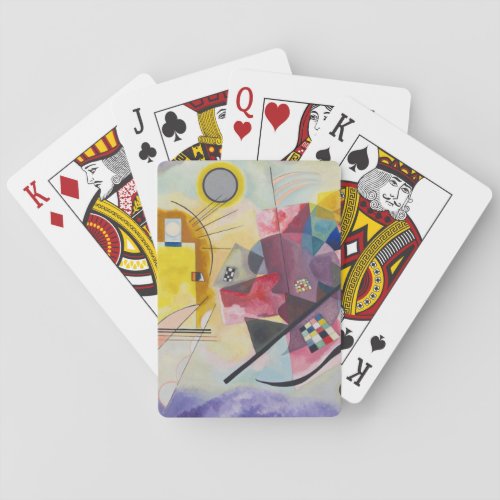 WASSILY KANDINSKY _ Jaune Rouge Bleu Playing Cards