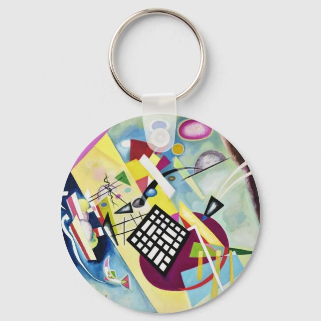 Wassily Kandinsky Keychain (Front)