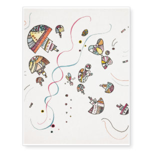 Wassily Kandinsky - Last Watercolour Temporary Tattoos