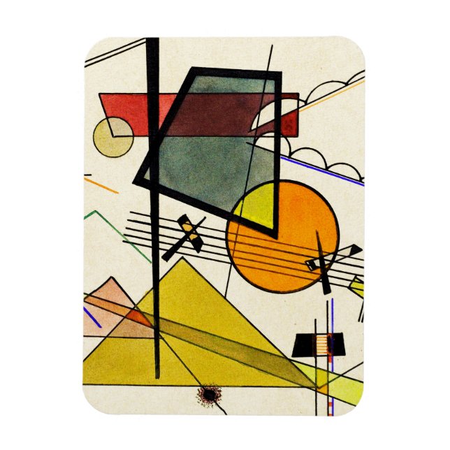 Wassily Kandinsky - Melodisch Magnet (Vertical)