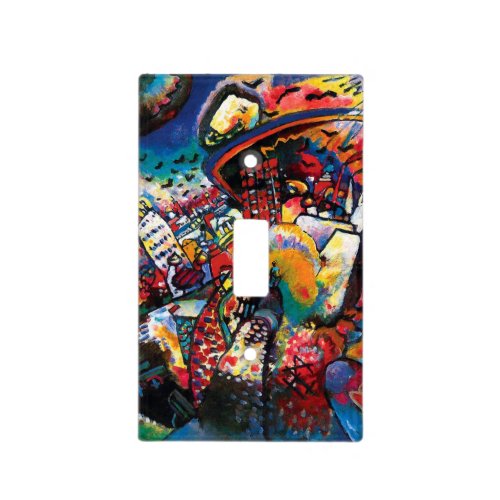 Wassily Kandinsky _ Moscow Cityscape Abstract Art Light Switch Cover
