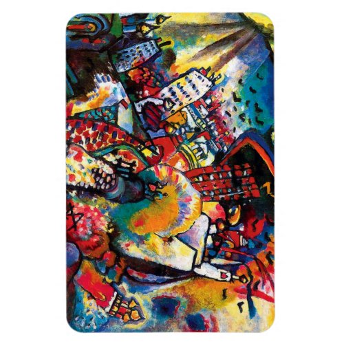 Wassily Kandinsky _ Moscow Cityscape Abstract Art Magnet