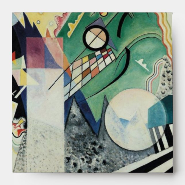 Wassily Kandinsky Open Green Envelope (Front)