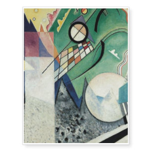 Wassily Kandinsky Open Green Temporary Tattoos