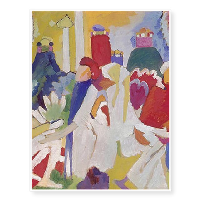 Wassily Kandinsky Oriental Temporary Tattoos (Front)