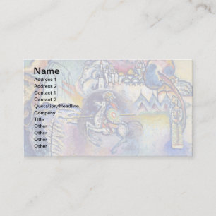 Wassily Kandinsky - Saint George & The Horsemen Business Card
