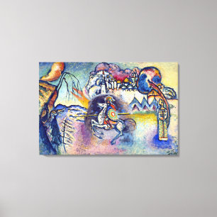 Wassily Kandinsky - Saint George & The Horsemen Canvas Print