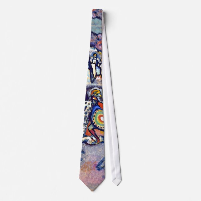 Wassily Kandinsky - Saint George & The Horsemen Neck Tie (Front)