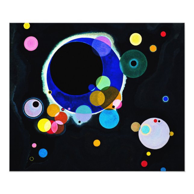 Wassily Kandinsky - Several Circles Photo Print (Front)